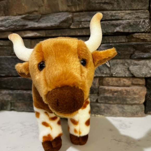 PLUSH STUFFED BULL TOY NWOT new without tags!! - Picture 3 of 11